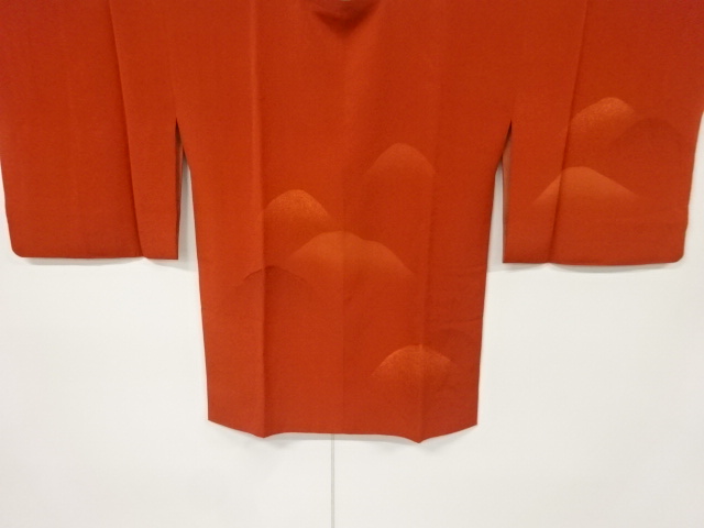 JAPANESE KIMONO / VINTAGE MICHIYUKI COAT / EMBROIDERY / MOUNTAINS